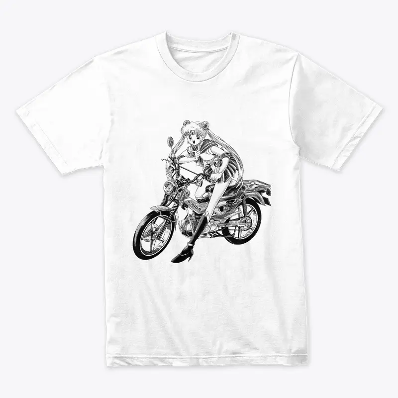 anime bike T shirt