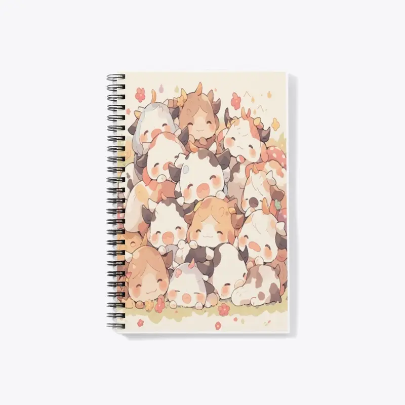 Cute Cow Notebook